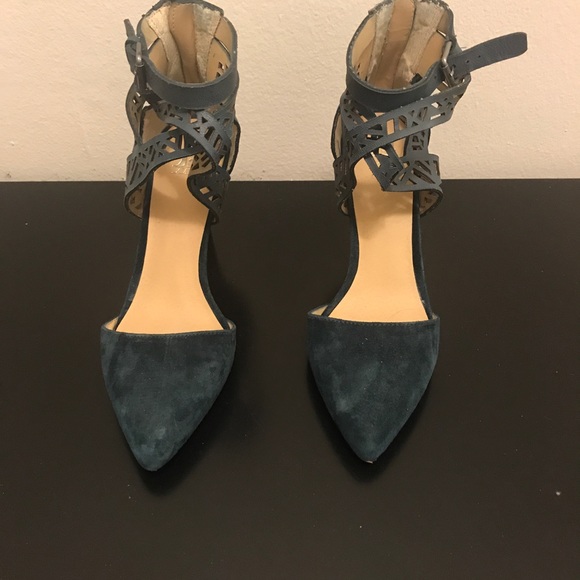 Joe’s Jeans Blue Heels 7.5 - Picture 2 of 7